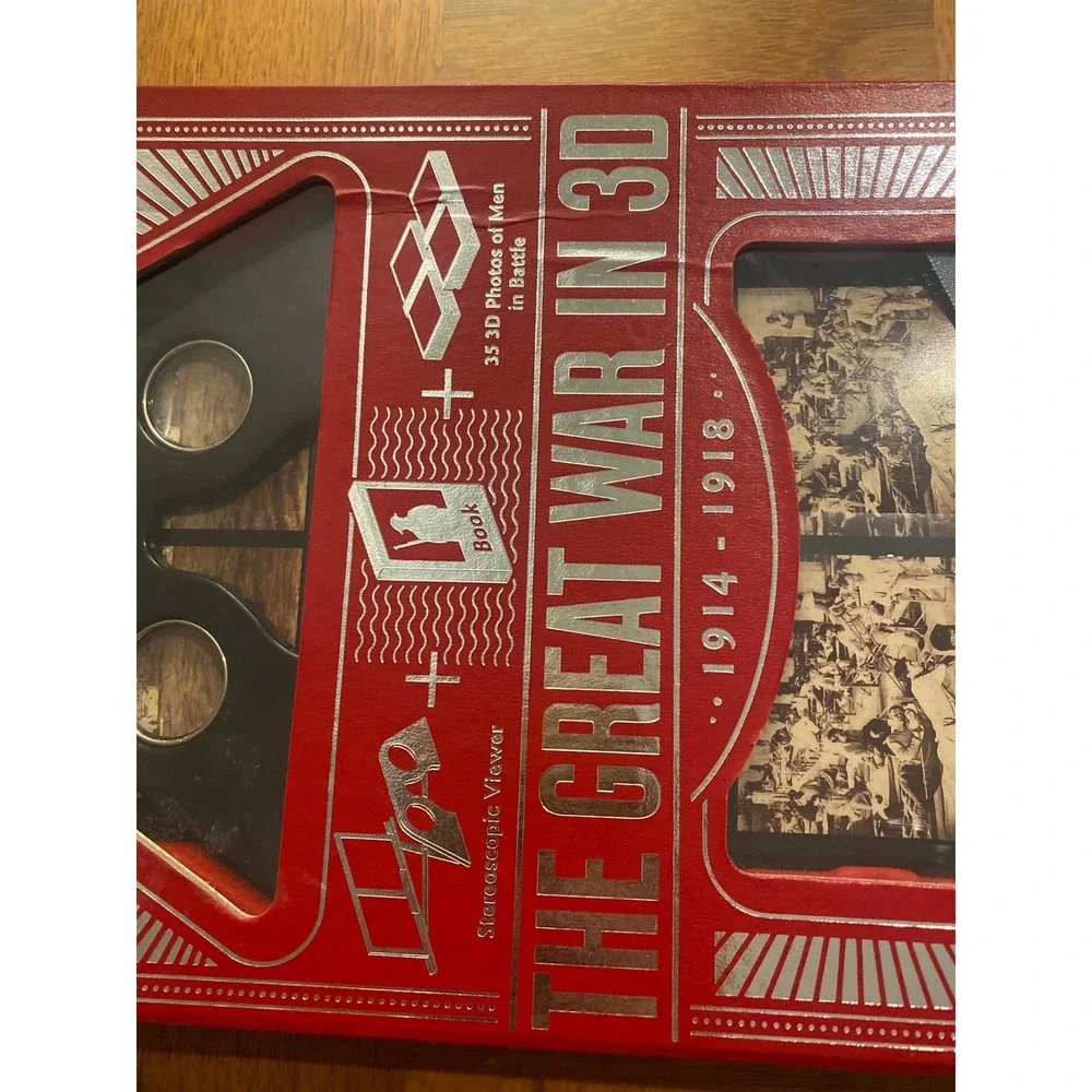 The Great War in 3D WWI Stereoscopic Box Set Black Dog Leventhal Viewer COMPLETE